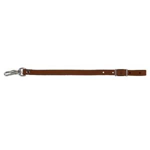 66AI 1/2 In X 18 Hilason Horse Leather Back Cinch Connector Strap W/ Snap - Picture 1 of 9