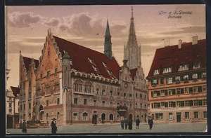 Ulm a. d. Donau, Ansichtskarte, Rathaus  - Picture 1 of 2
