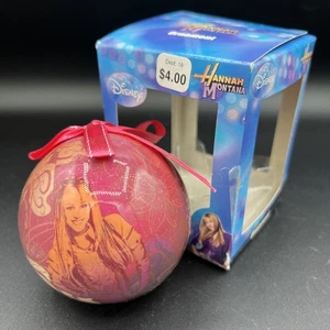 Disney Hannah Montana Miley Cyrus Weihnachtsschmuck 3" Kugel KOSTENLOSER VERSAND - Bild 1 von 11