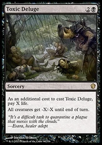 Toxic Deluge - Light Play MTG Commander 2013 Edition - Picture 1 of 1