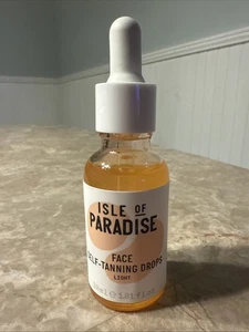 ISOLA DEL PARADISO ~ Gocce autoabbronzanti ~ LUCE ~ 1,01 OZ per VISO - Foto 1 di 2
