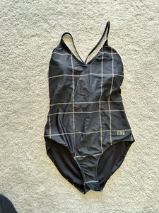 Traje de baño de una pieza RAD Swim Zoe negro y dorado talla M - Imagen 1 de 3