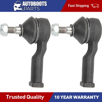 New (2) Front Outer Tie Rod End Links for Ford Probe Mazda 626 and MX-6 - Image 1 of 4