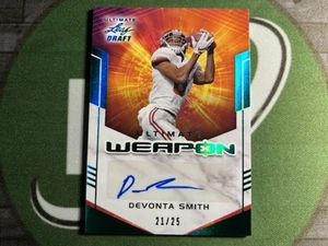 2021 Leaf Draft Ultimate - Devonta Smith Weapon Auto /25 Rookie (RC) Eagles - Picture 1 of 4