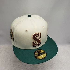 New Era Seattle Mariners MLB 30TH Anniversary 59Fifty Fitted Hat Cap Size 7 - Picture 1 of 6