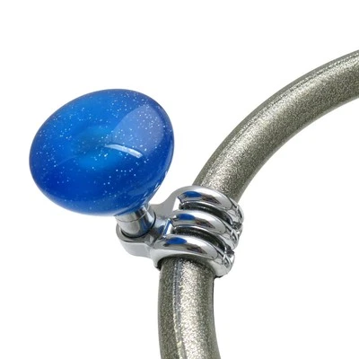 Blue Retro Series Suicide Brody Knob Translucent with Metal Flake chopper 351  - Image 1 of 4