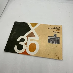 Kodak Instamatic X-35 Film Camera Instruction Book Only, Good Condition - Picture 1 of 3