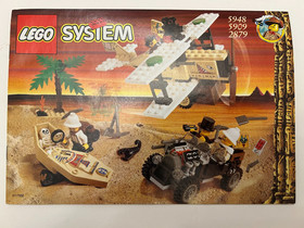 Vintage LEGO Adventurers: Desert Expedition (5948) 100% complete w minifigs+man