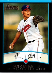 2001 Bowman Draft Picks & Prospects Dan Denham #BDP93 Cleveland Indians