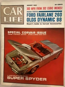 1962 Corvair, Ford Fairlane 500, Dynamic 88 tested in vintage Car Life lot/2 - Imagen 1 de 3