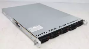 Supermicro 113-7 X9DRW 8-Bay 1U 2x Intel E5-2670 v2 64GB 9271-4i No COA HDD - Picture 1 of 4