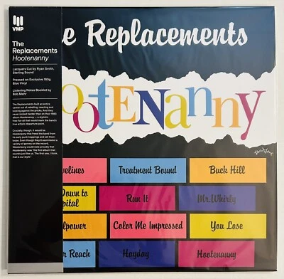 The Replacements - Hootenanny - 180g Blue Vinyl LP VMP Reissue VMP-RR008 w/ Obi - Image 1 of 4