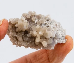 Traube Achat Kristall Natur Lila Chalcedon Cluster Dekor 25g 53mm H1958 - Bild 1 von 7