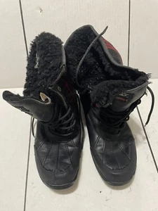 Ugg Butte Plaid Men's Boots Black-Red 3251m Size 12 No Insole - Picture 1 of 9