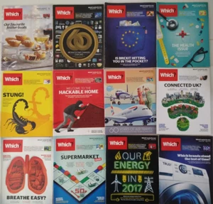 12x Which? Consumer Magazine Bundle 2017 Complete Year Job Lot - Picture 1 of 2
