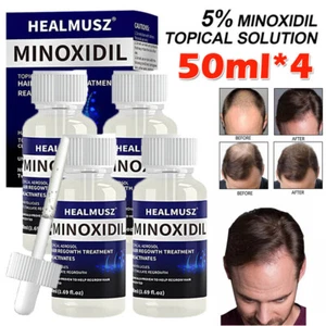 HEALMUS 4 Monats-Vorrat Extra Stärke MINOXIDIL 5% Serum Haarwachstum FÜR MÄNNER - Bild 1 von 17