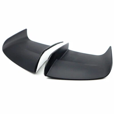 Motorcycle Winglet Aerodynamic Spoiler Wing Trims Winglets Sticker Decor 2Pcs - Image 1 of 4