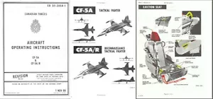 Canadair CF-5 CF-116 Freedom Fighter Jet Manual 1960's Archive Northrop F-5 - Foto 1 di 12