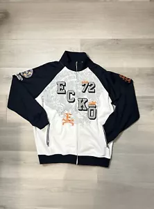Vintage Inspired Ecko Untld. Embroidered Track Jacket Y2K Skater Mens Large - Picture 1 of 6
