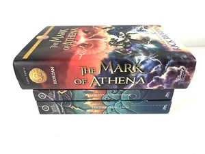 Rick Riordan Percy Jackson & the Olympians 1 & 2, Mark of Athena Greek Fantasy - Picture 1 of 18