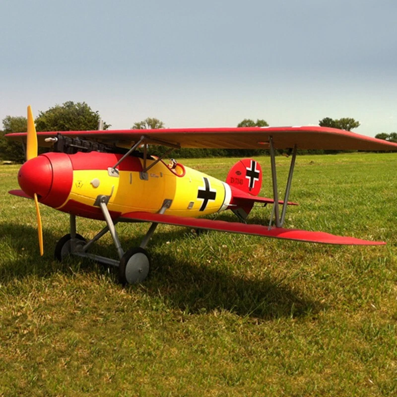 Dynam Albatros D.Va V2 4S RC Warbird Biplane 1300mm 51" Wingspan - Image 1 of 4