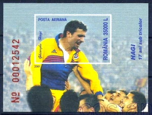 2001 HAGI, Famous Football Player, Soccer, Calcio, Fußball, Romania, Bl.317, MNH - Picture 1 of 1