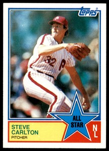 1983 Topps Steve Carlton Philadelphia Phillies #406