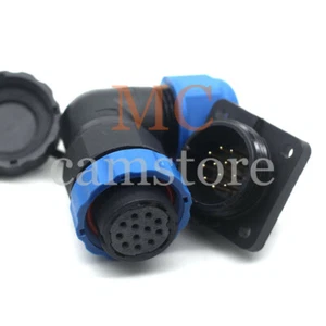 SD20 12Pin Pair Panel Mount Waterproof Connector Plug Socket,Wire Connector 5A - Picture 1 of 6