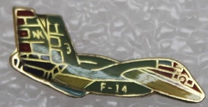 F-14 Tomcat Fighter Jet Lapel Pin hat pin green each E7850 - Picture 1 of 3