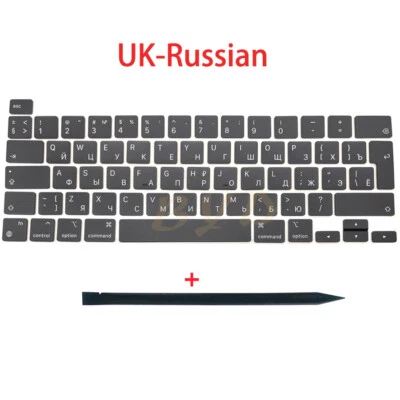 New Laptop Russian Keycaps Key Cap For Macbook Pro Retina 13" M1 A2338 2020 Year - Image 1 of 4