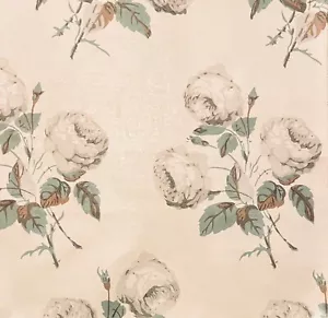 COLEFAX AND FOWLER Bowood verde grigio floreale cotone residuo nuovo - Foto 1 di 1