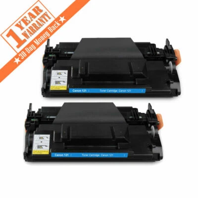2PK 3252C001 Compatible With Canon 121 Black Toner ImageClass D1650 D1620 - Image 1 of 4