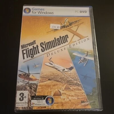 Microsoft Flight Simulator X - Deluxe Edition (PC, 2006) New & Sealed  - Image 1 of 4