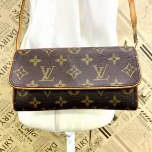 Louis Vuitton Monogram Pochette Twin GM M51852 Shoulder Bag #FP311-302 - Picture 1 of 20