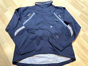 Men’s Gray Cyclite Hardshell Jacket Reflective (No LED) 2.5L Waterproof L - Picture 1 of 10