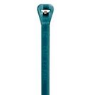 TYZ27M Cable Tie 120lb 13"Aqua Tefzel with Stainless Steel Lock 100/bag