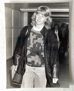 Vintage 18x24cm Sports Press Photo 1987 Steffi Graf 18 Years Old - Imagen 1 de 3