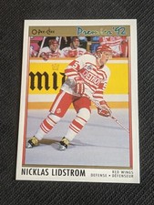 1991-92 O-Pee-Chee OPC Premier NICKLAS LIDSTROM #117 Rookie RC