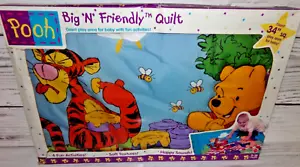 Nuovo Vintage Winnie the Pooh Tigger Big 'N Friendly Trapunta Tappetino da Gioco Coperta 34" - Foto 1 di 4