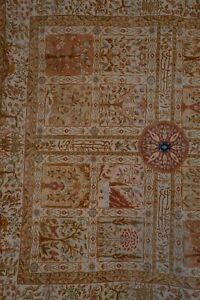 Antique Handmade Samarkand Rug 6'5" X 9'8"