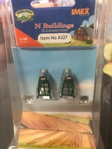 Imex N Scale Pair Fuel Tank x2 Single Resin Builtup by PERMA-SCENE 1:160 No 6327 - Picture 1 of 3