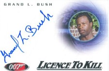 James Bond In Motion 40th Ann. Autograph Card A114 Grand L Bush