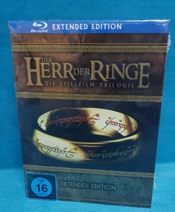 Herr der Ringe Trilogie - Blu-ray Disc. FSK 16. Extended Edition. Brandneu. - Bild 1 von 3