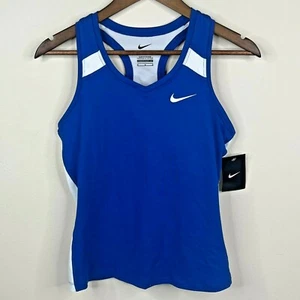 Nike Dri-Fit Women's Blue Bralette Running Tank Medium - Picture 1 of 7