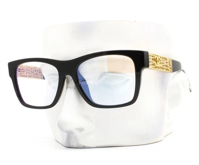 Gafas Chanel ch3478SA 622/SB Azul Luz Gafas Oro Joya Tweed 51mm Estuche Foto 1 de 4