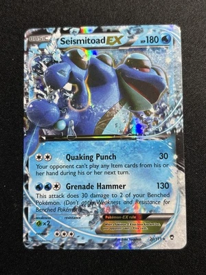Seismitoad EX Ultra Rare XY - Furious Fists 20/111 Holo - Image 1 of 2