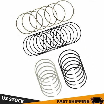 Piston Ring Set for Hyundai Santa Fe Azera Kia Cadenza Sedona Sorento 3.3L - Imagem 1 de 4