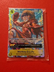 One Piece - Monkey D. Luffy - Alt Art Promo Card - SR - OP07-109 - NM Sealed - Picture 1 of 2