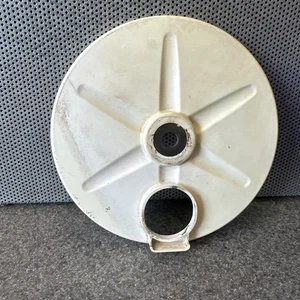 Toro 20333 22in Walk Behind Recycler Lawn Mower Part White Wheel Cover - Picture 1 of 5