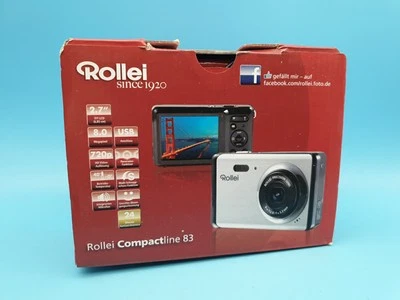Rollei Compactline 83 8,0 MP Digitalkamera Silber - Bild 1 von 4